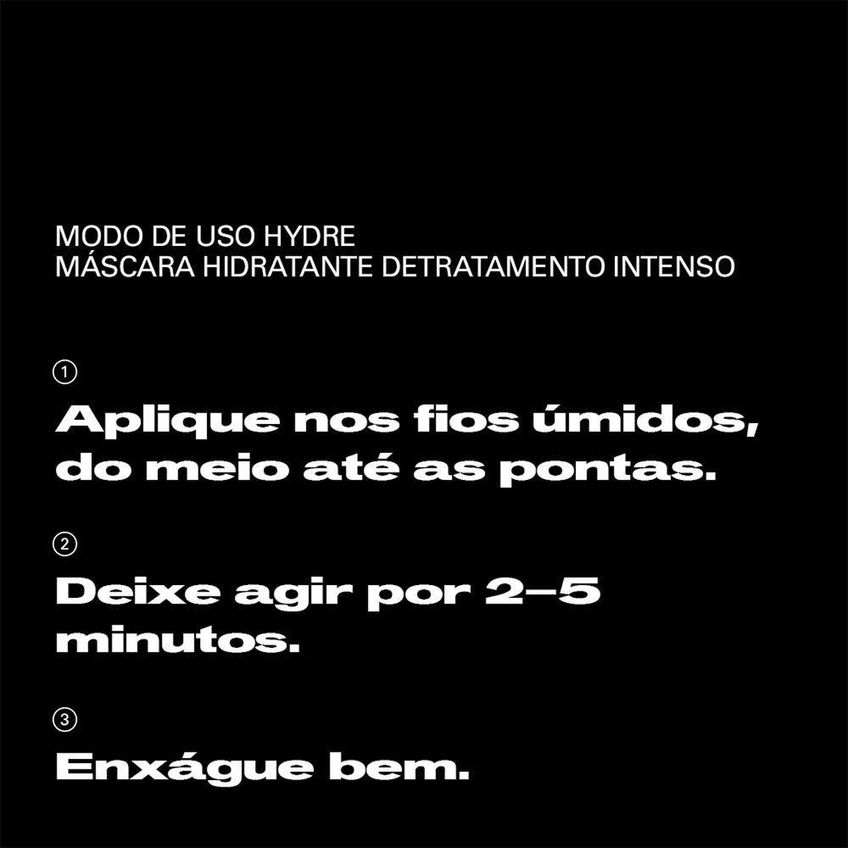 Kit De Tratamento Capilar Hydre Shampoo E Máscara 280ml 145ml Sebastian Professional - imagem 2