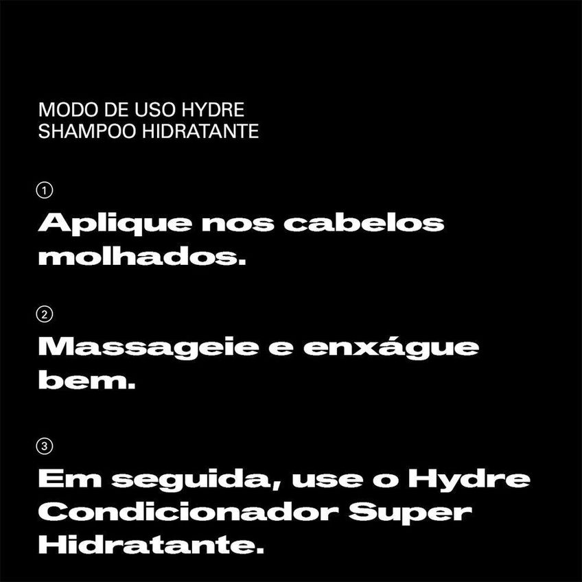 Kit De Tratamento Capilar Hydre Shampoo E Máscara 280ml 145ml Sebastian Professional - imagem 3