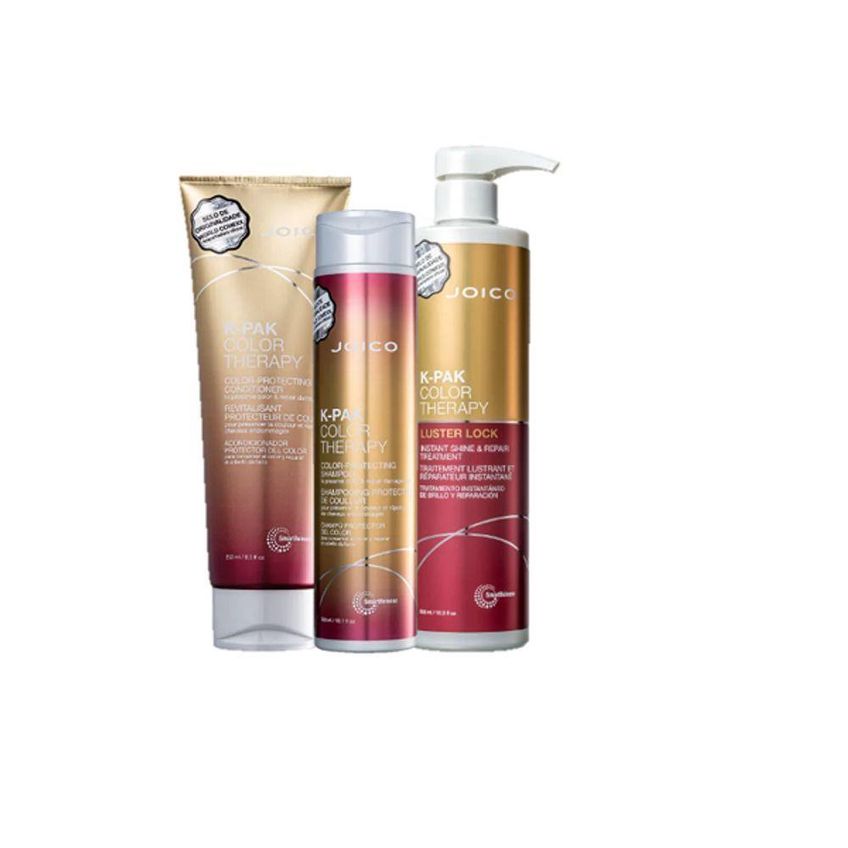 Kit De Tratamento Para Cabelos Coloridos K-pak Color Therapy Multicolorido Joico 300ml 250ml 500ml - imagem 4