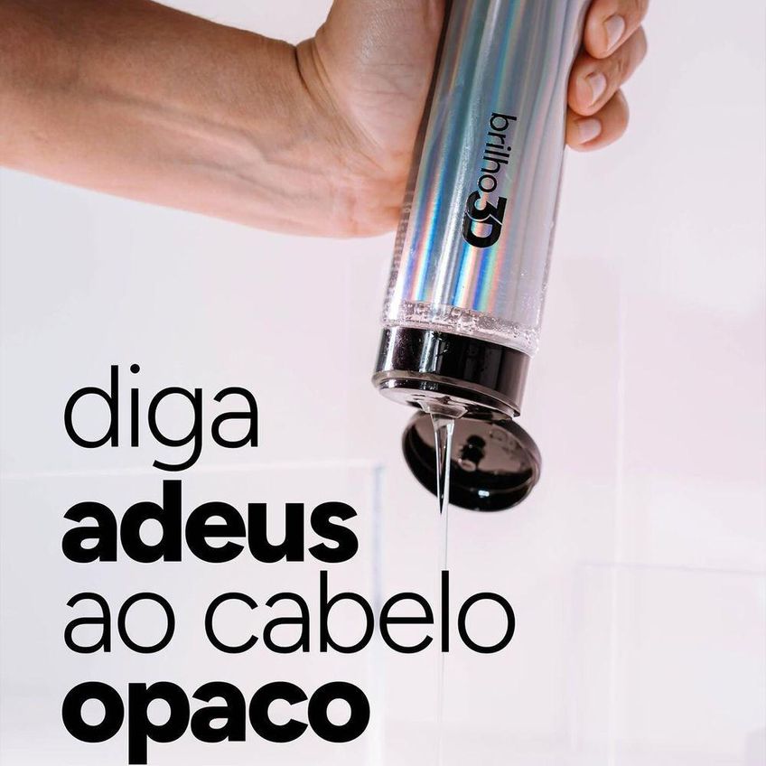 Kit De Cuidados Com Cabelo Brilho 3D Duo Shampoo E Condicionador Acquaflora - imagem 4
