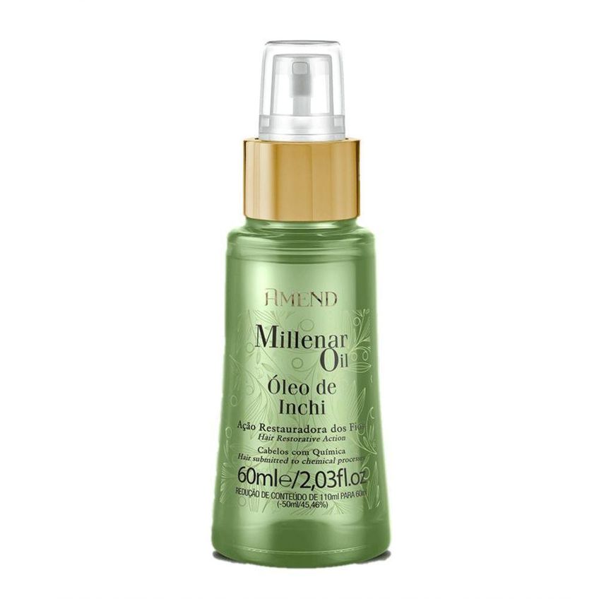 Óleo de Tratamento Millenar Oil Inchi Segredos dos Andes 60ml Multicolorido Amend Cosméticos - imagem 3