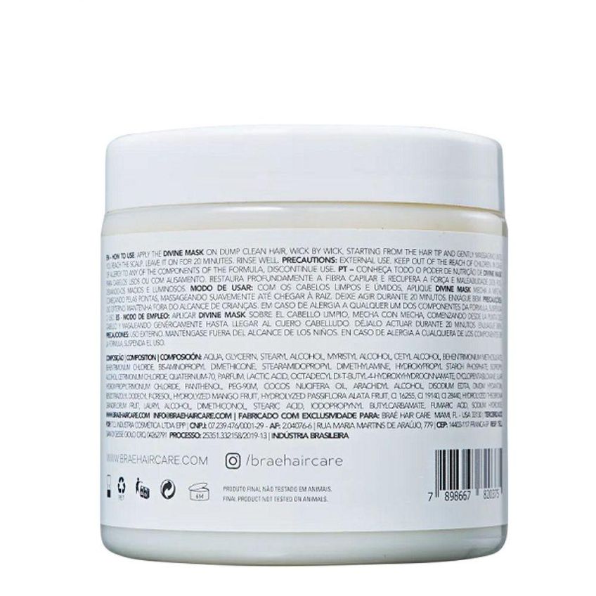 Máscara Capilar Divine Multicolorido Braé 500g - imagem 4