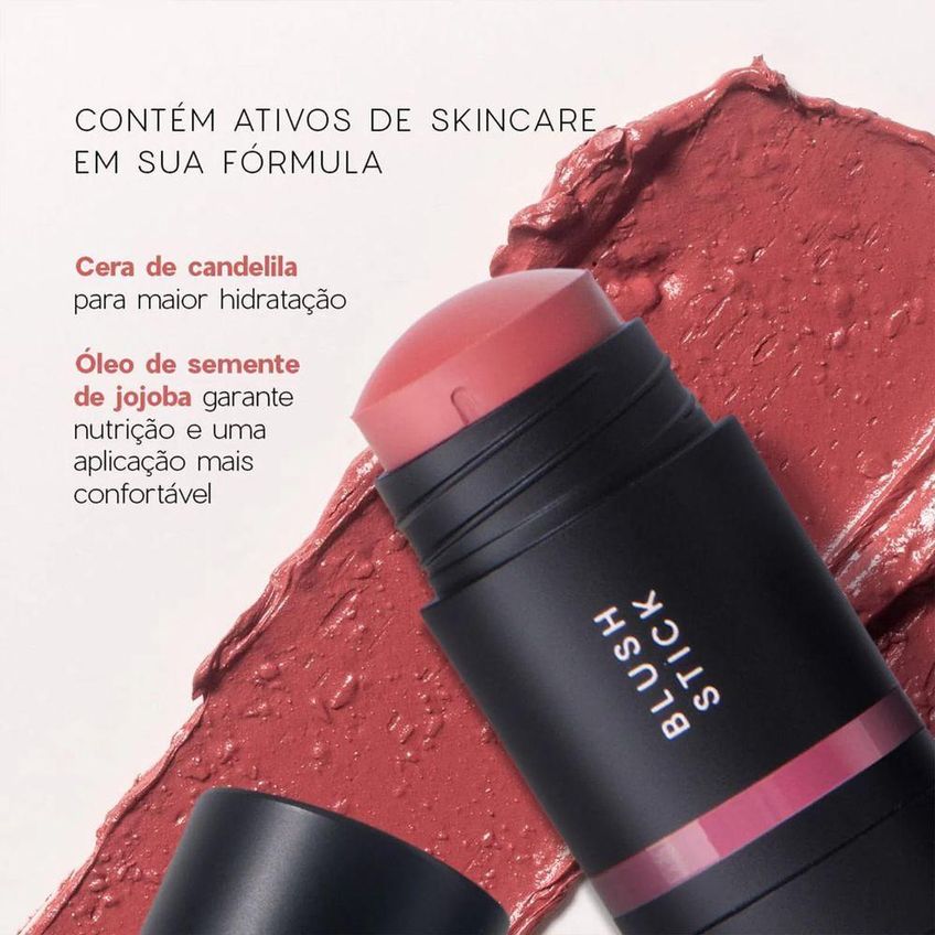 Kit De Maquiagem Edition Mini Iluminador E Blush Bronze Cloudy Pink Oceane - imagem 2