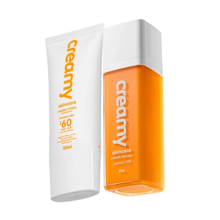 Kit Skincare Creamy Vitamina C Protetor Solar FPS 60 com Sérum 30g - imagem 5