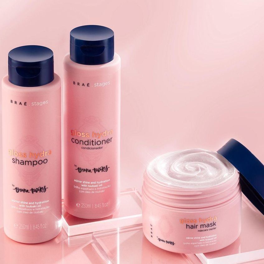 Condicionador Gloss Hydra Desembaraço Imediato 250ml Braé - imagem 5