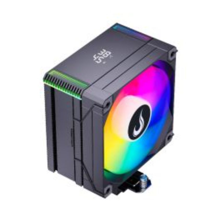 Air Cooler Rise Mode Temp 6 Black Argb Amd/intel 120mm Preto - Rm-act6-argb-b - imagem 2
