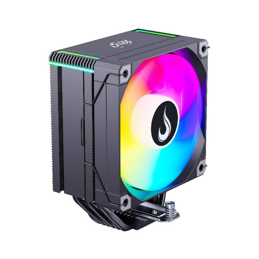 Air Cooler Rise Mode Temp 6 Black Argb Amd/intel 120mm Preto - Rm-act6-argb-b - imagem 5