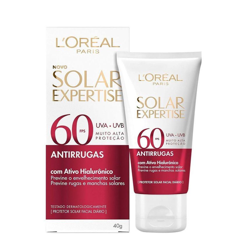 Protetor Solar Facial Solar Expertise Antirrugas FPS 60 40g - imagem 2