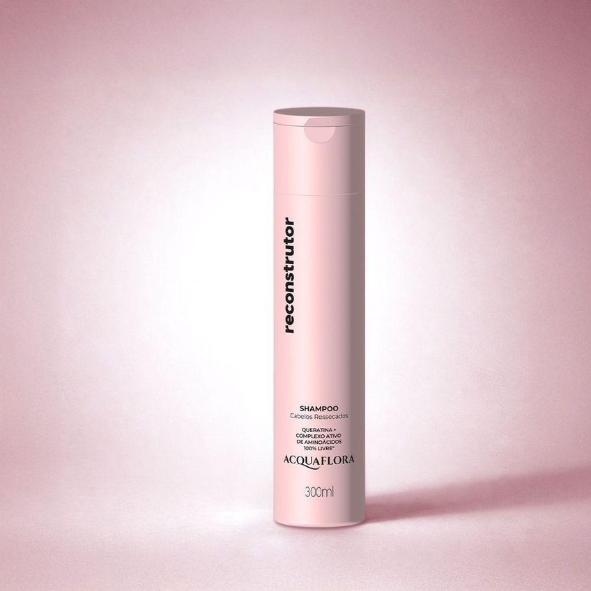 Shampoo Reconstrutor Hidratação Maciez Brilho Transparente Acquaflora 300ml - imagem 3