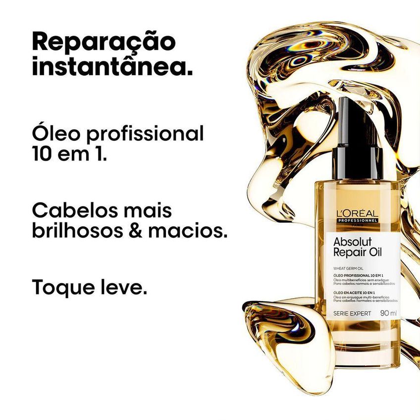Kit De Cuidados Capilares Vitamino Color Home Care Oil 90 Finalização Com Óleo Cabelos Coloridos - imagem 3