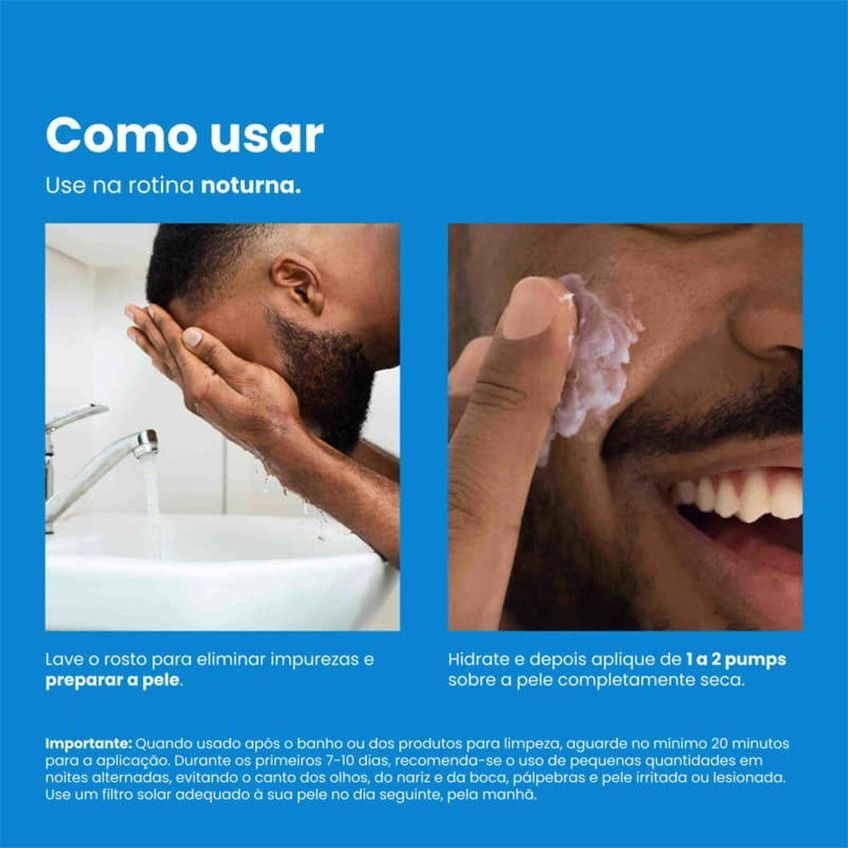 Creme Para Pele Ácido Glicólico - Redutor De Linhas Uso Noturno Creamy 30g - imagem 3