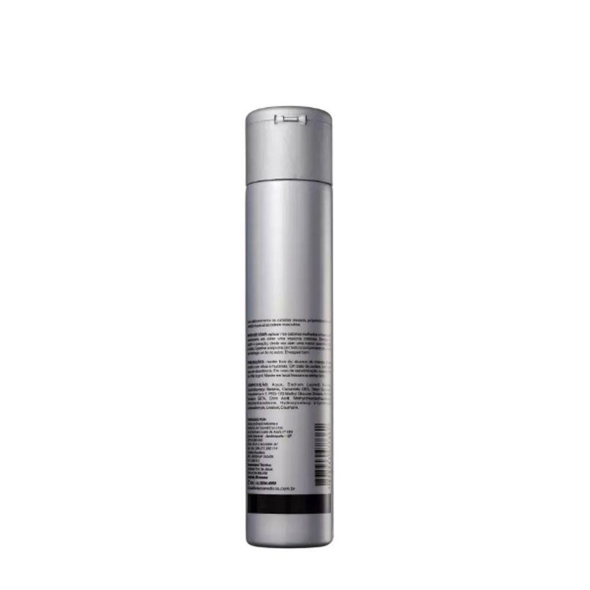 Shampoo Homem Cabelos Oleosos Limpeza Suave Transparente Acquaflora 300ml - imagem 3