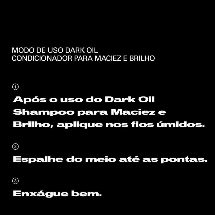 Condicionador Sebastian Professional Dark Oil 1L Maciez E Brilho - imagem 2