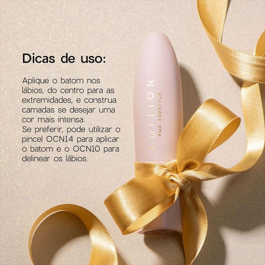 Batom Lipstick Spritz Cremoso Laranja Oceane - imagem 4