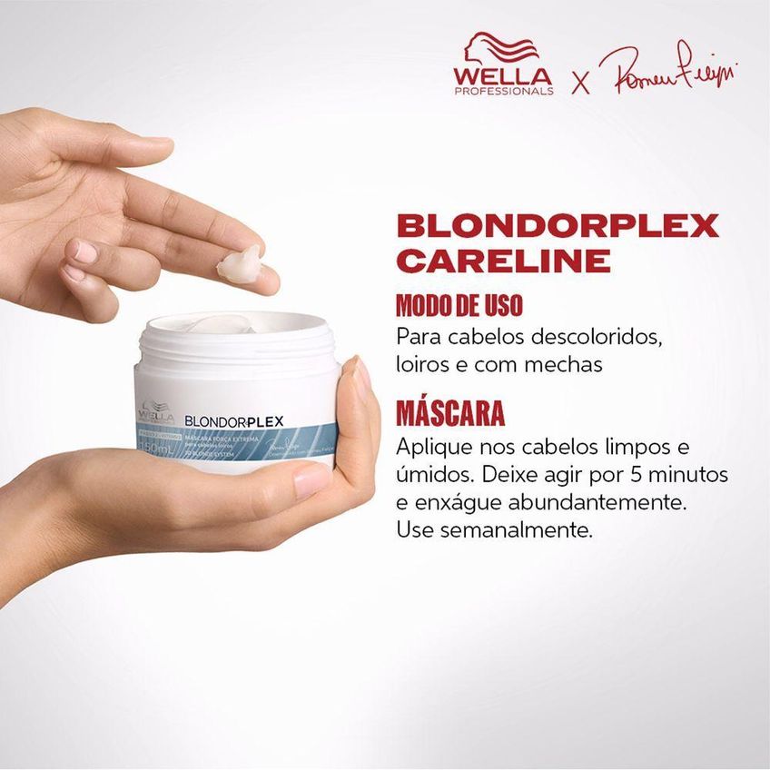 Kit De Tratamento Capilar Blondorplex Home Care Com 3d Blonde System Fortalece Repara E Devolve - imagem 5
