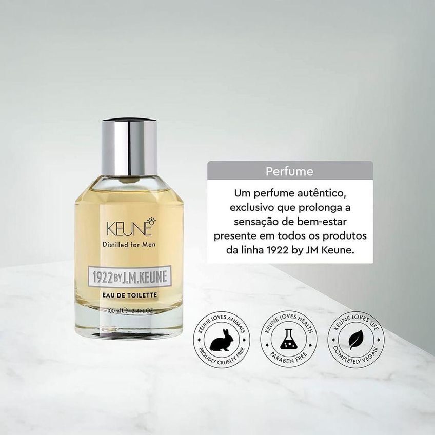 Perfume 1922 By J. M. Masculino Eau De Toilette 100ml Keune - imagem 3