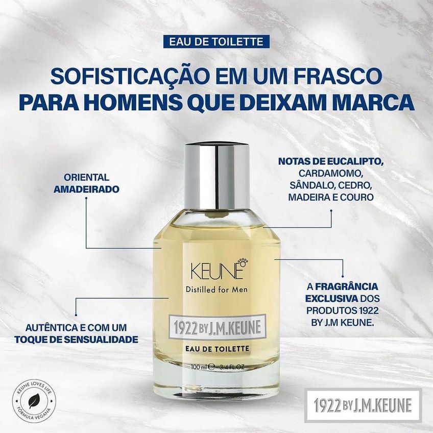 Perfume 1922 By J. M. Masculino Eau De Toilette 100ml Keune - imagem 5