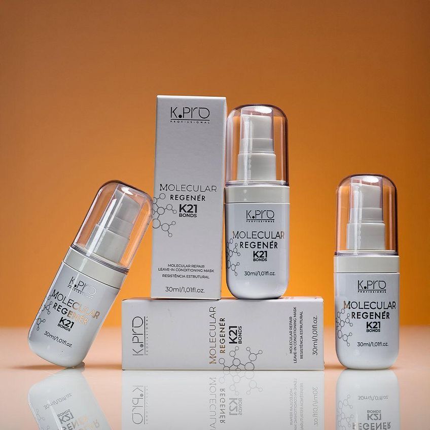 Leave-in Molecular Regenér K21 Bonds Reconstrução Profunda 30ml K.pro - imagem 4