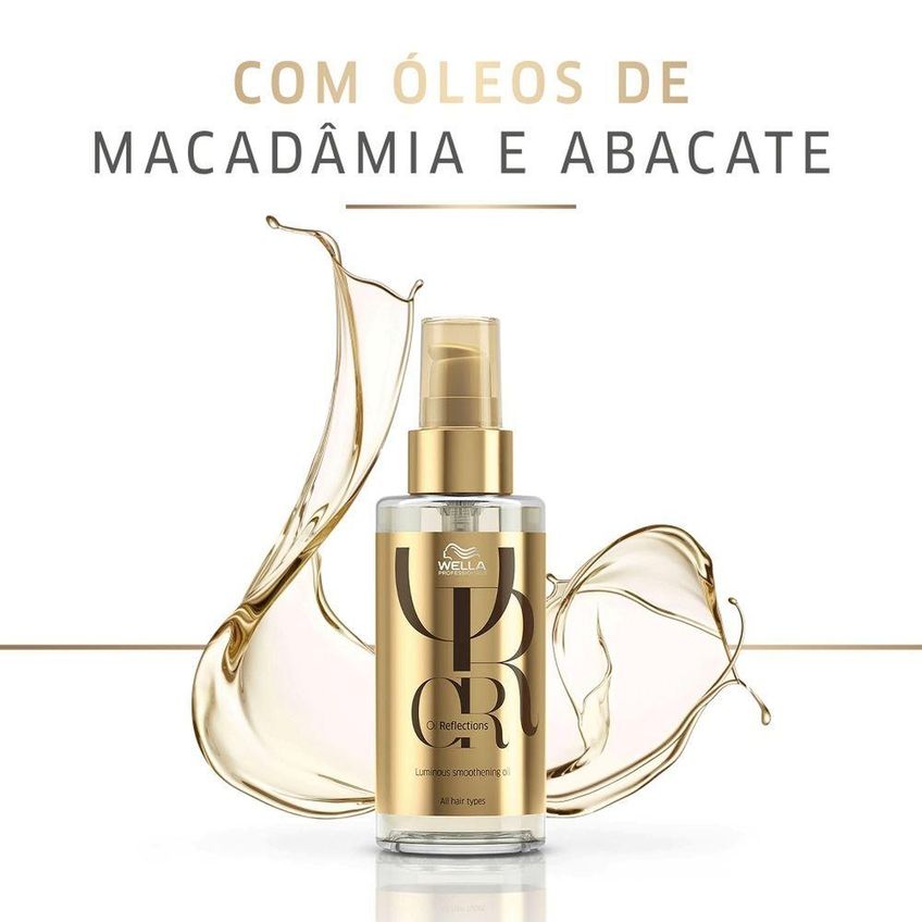 Kit De Tratamento Capilar Fusion Reflections Salon Total 150 Oil Reparação De Fios Danificados Wella - imagem 4
