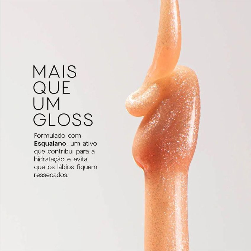 Brilho Labial Glossy Me Glazed Transparente 4g Oceane - imagem 5