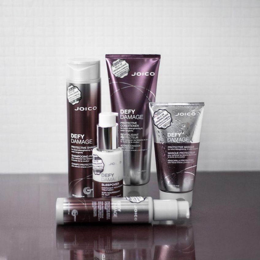 Kit De Cuidados Capilares Defy Damage Limpeza E Tratamento Shampoo E Máscara Joico - imagem 5