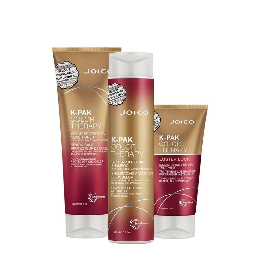 Kit De Tratamento Para Cabelos Coloridos K-pak Color Shampoo 300ml + Condicionador 250ml + Máscara 150ml - imagem 3