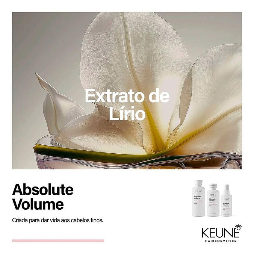 Shampoo Keune Absolute Volume Com Efeito De Volume 1L - imagem 3