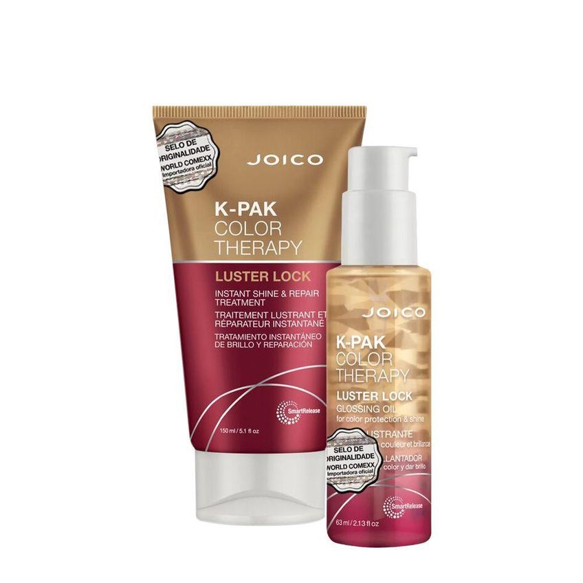 Kit De Tratamento Capilar E Óleo Finalizador K-pak Color Therapy Maciez E Brilho Multicolorido Joico - imagem 3