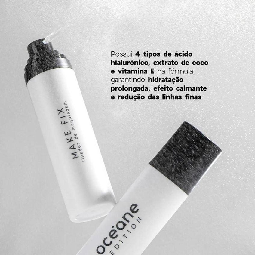 Fixador De Maquiagem Edition Make Fix 50ml Com Extrato De Coco Multicolorido Oceane - imagem 3