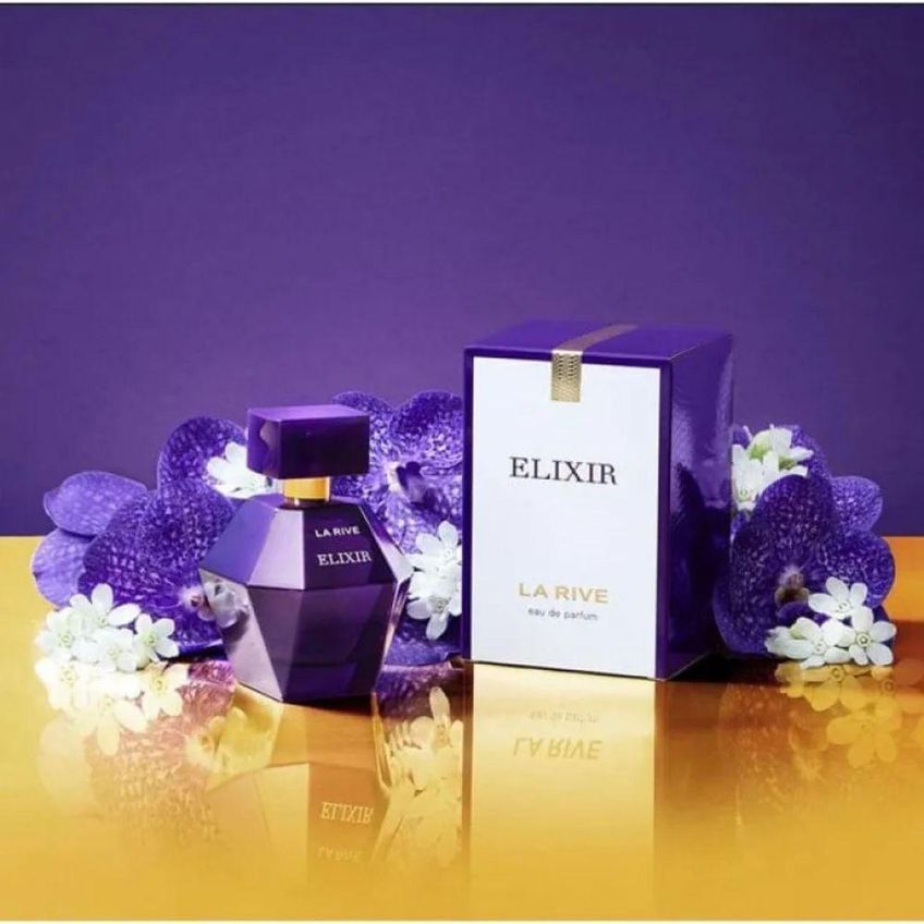 Perfume Feminino Elixir Eau De Parfum Vidro 100ml Transparente La Rive - imagem 2