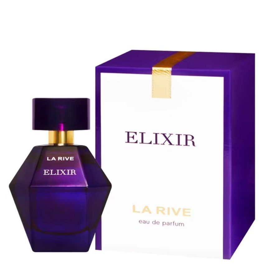 Perfume Feminino Elixir Eau De Parfum Vidro 100ml Transparente La Rive - imagem 3