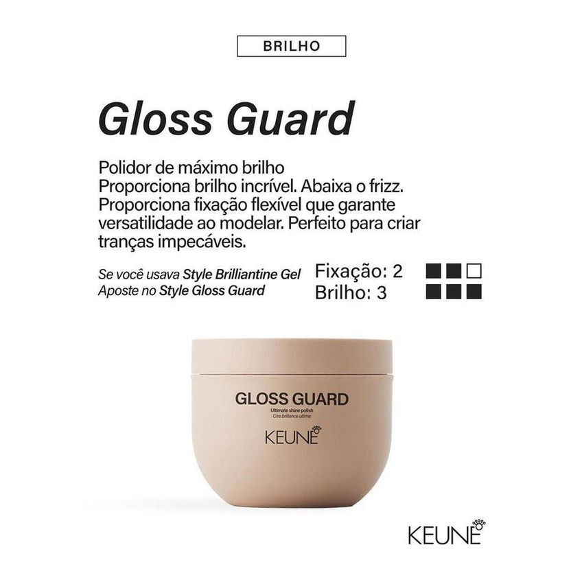 Cera Finalizadora Gloss Guard Brilho Prolongado 100ml Keune - imagem 4