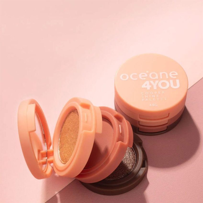 Kit Paleta De Sombras Trio De Sombras 4you Alta Pigmentação Multicolorido Oceane - imagem 2