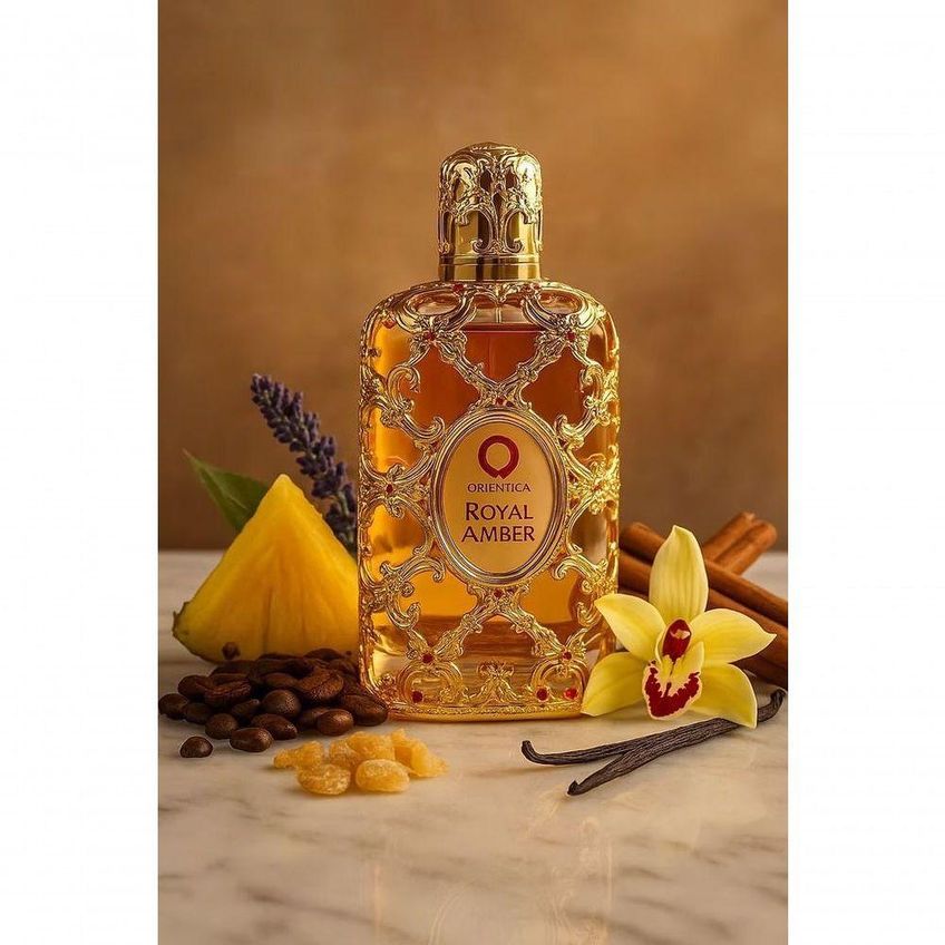 Perfume Royal Amber Eau De Parfum Âmbar Baunilha 80ml Orientica - imagem 2
