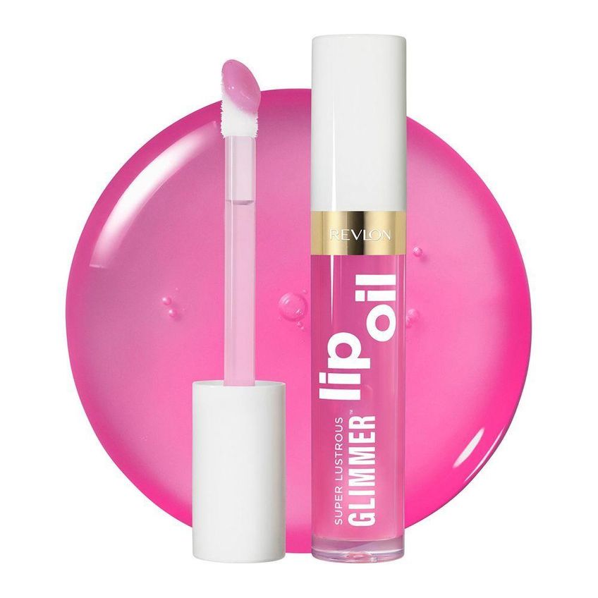 Lip Oil Revlon Super Lustrous Glimmer Brilho Espelhado Rosa 3,8ml - imagem 3