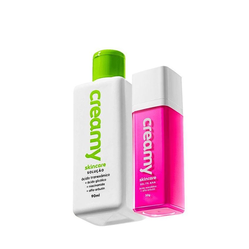 Kit Skincare Antimanchas E Antiacne Com Tranexâmico 90ml E Mandélico 30ml Multicolorido - imagem 5