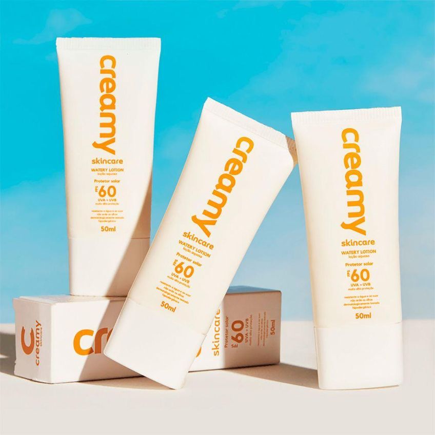 Kit Skincare Watery Lotion FPS 60 E Retinal Sérum Anti-aging Proteção Solar E Tratamento Noturno - imagem 5