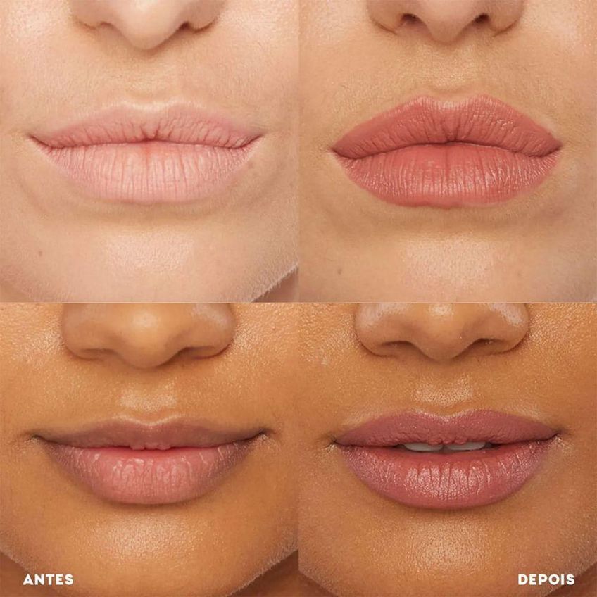 Batom Edition The Lipstick Nude Pink Rosa Cobertura Semi-matte Oceane 2g - imagem 2