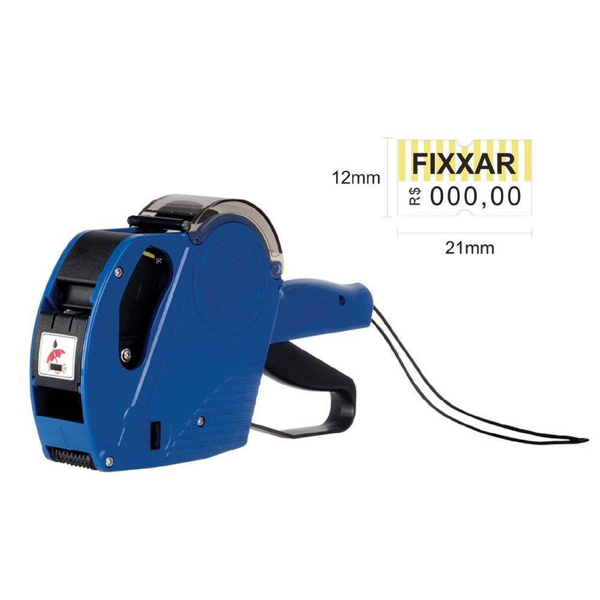Etiquetadora Manual Mx 5500 Eos 1 Linha 8 Dígitos Leve E Resistente Fixxar - imagem 2