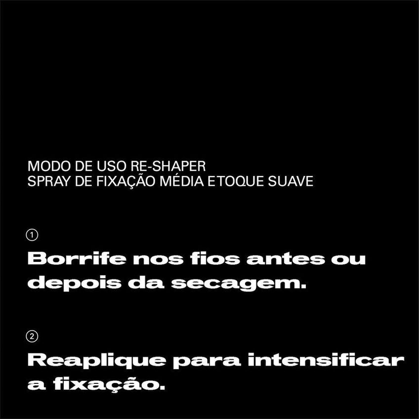 Spray Fixador Re-sharper Fixação Flexível 300ml Sebastian Professional - imagem 4