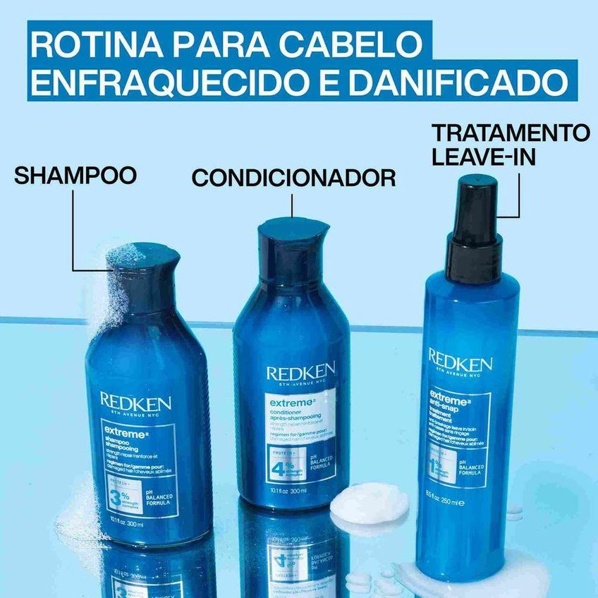 Condicionador Extreme Recupera Danos Aumenta Resistência 300ml Redken - imagem 5