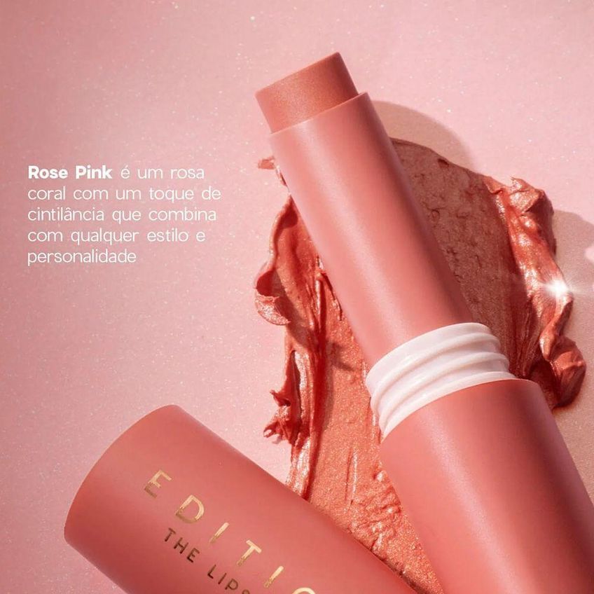 Batom Edition The Lipstick Cor Suave E Hidratação Profunda Rosa Oceane - imagem 3
