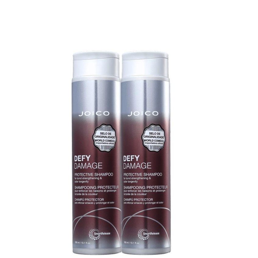 Kit Shampoo Defy Damage Protective Protege Cor 2 Unidades 300ml Multicolorido Joico - imagem 4