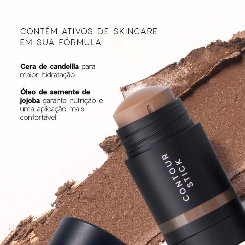 Kit De Maquiagem Edition Mini Blush Caramel Contorno Marrom Médio E Lip Oil Punch Oceane - imagem 4