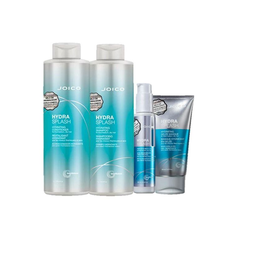 Kit De Tratamento Capilar Hydra Splash Hidratação Leve Multicolorido Joico Shampoo 1l Condicionador - imagem 4