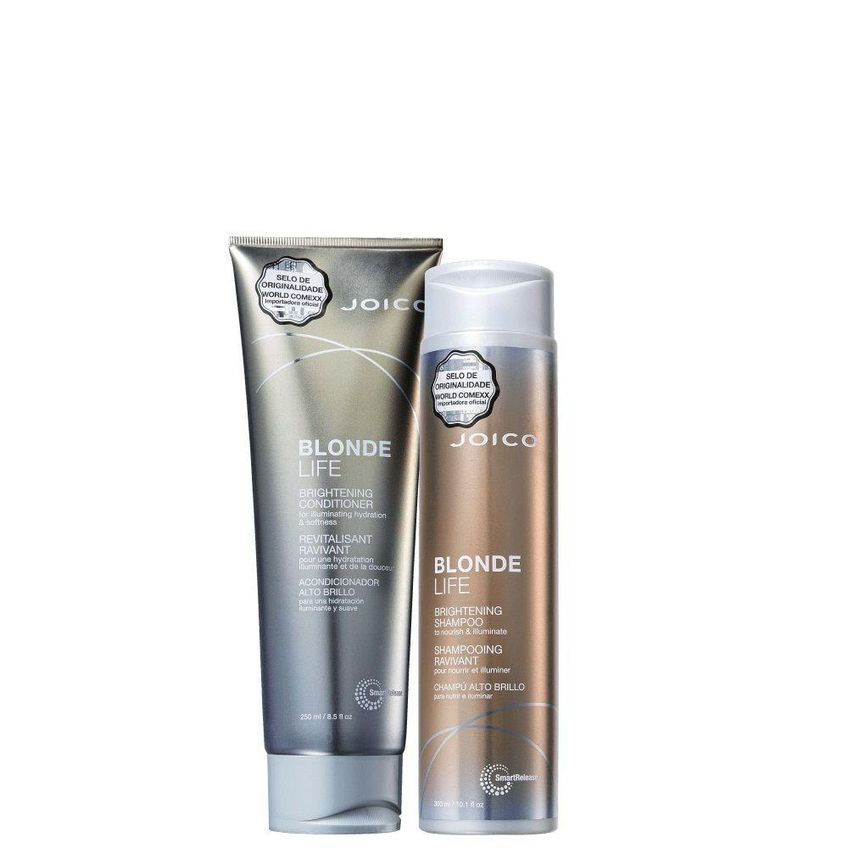 Kit De Tratamento Para Cabelos Loiros Blonde Life Brightening Home Care Multicolorido Joico - imagem 2