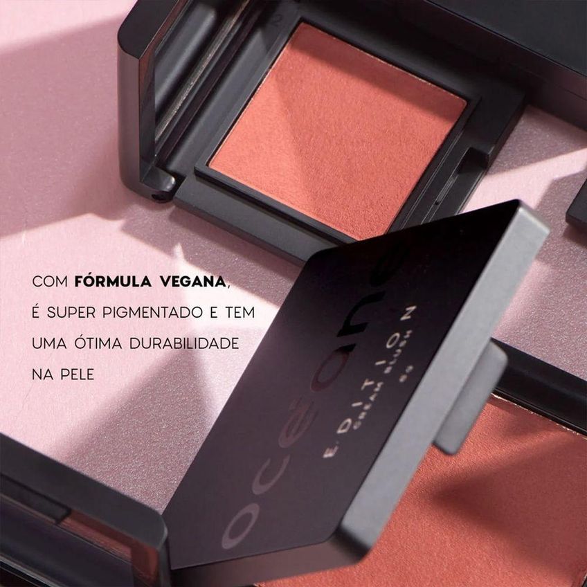 Blush Cremoso Edition Caramel Mini 2g Multicolorido Efeito Matte Oceane - imagem 2