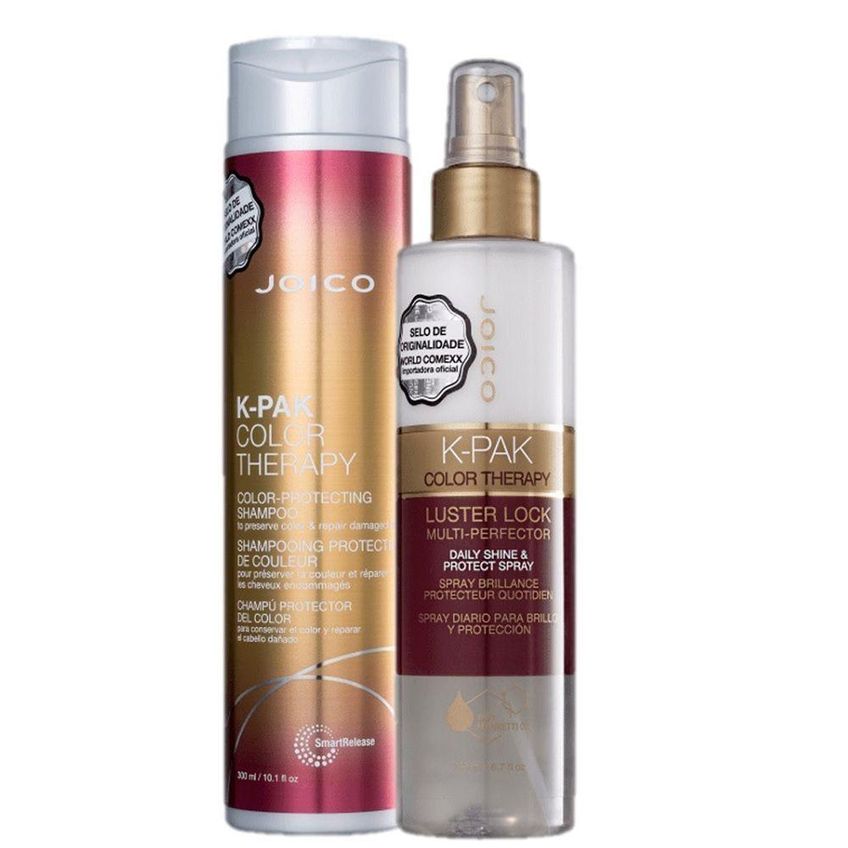 Kit De Tratamento Capilar K-pak Color Therapy Home Care Combate Ao Frizz Multicolorido Joico - imagem 4