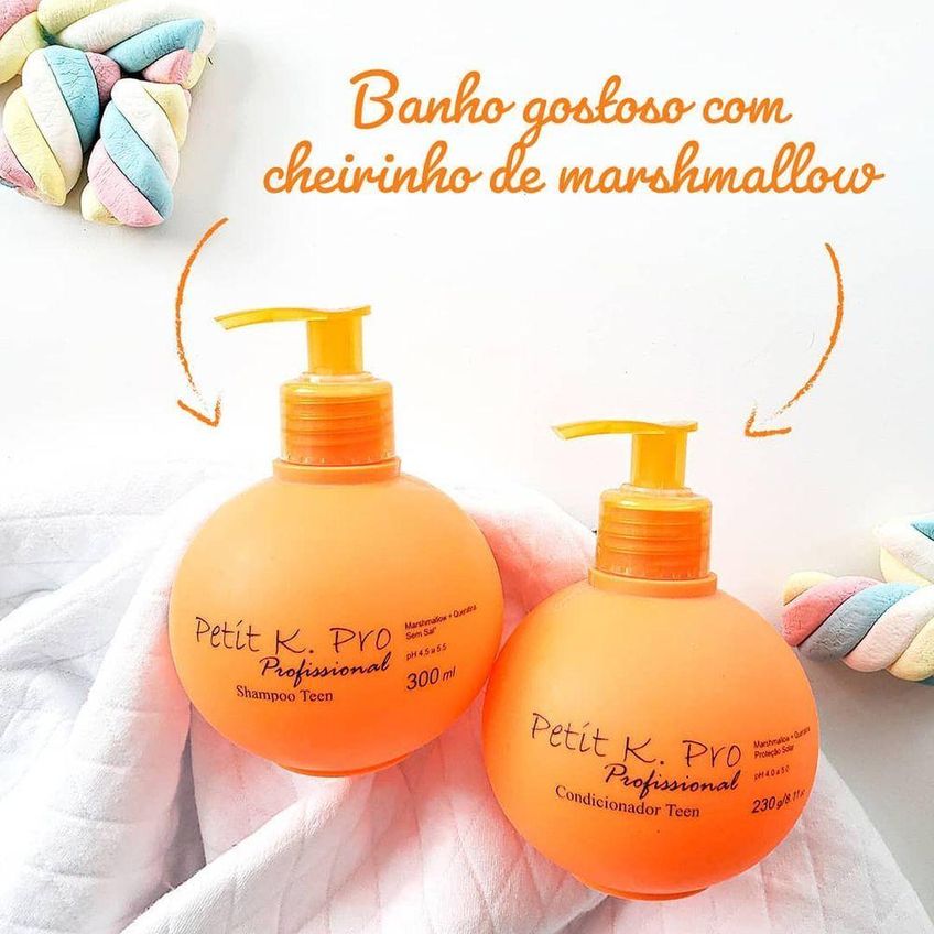 Kit De Cuidados Capilares Petit Kids Duo Shampoo 240ml E Condicionador 230g Multicolorido K.pro - imagem 3
