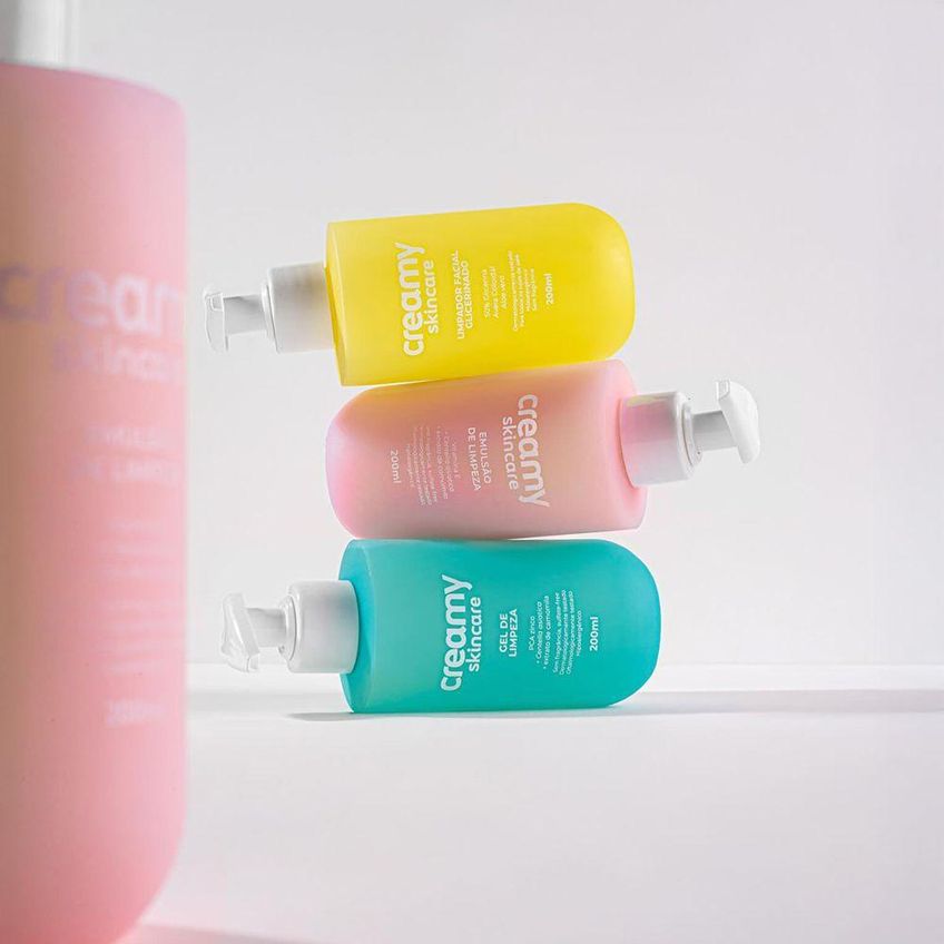 Emulsão De Limpeza Suave Hidratação 200ml Creamy - imagem 5